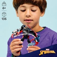 Bg Store Miles Morales Robotu, Örümcek Adam 2099’A Karşı 76337-6 Yaş Üzeri Kız ve Erkek Çocuklar Için 2 Minifigür Içeren Yaratıcı Oyuncak Yapım Seti, Rol Yapma Oyuncağı, Hediye Fikri (135 Parça)