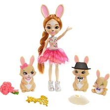 Bg Store Mattel Enchantimals- Kraliyet Brystal Bunny Aile Doll, Mor ( GYJ08)