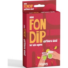 Bg Store Zigzag Games Mini Fondip Çiftlere Özel, 55 Kartlı Içki Oyunu, Romantik Meydan Okumalar