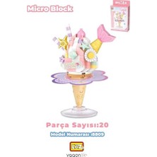 Bg Store Loz Micro Block Serisi Bardak Dondurma Figürü 200 Parça Oyuncak Yapım Seti FFLZ-8809