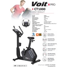 Voit Pro CT1000 Dikey Kondisyon Bisikleti Bluetooth'lu 32 Kademe Manyetik Dirençli LCD Ekranlı