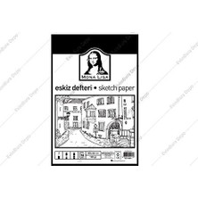 Bg Store Südor MN08-1 Mona Lisa Eskiz Kağıdı - 25 x 35CM 100 gr 10 Yaprak