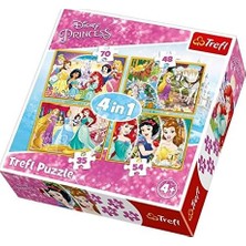Bg Store Çocuk Puzzle Happy Day Of Princesses/ Prin 35+48+54+70 Parça 4 In 1 Puzzle