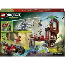 Bg Store Ninja Aracı Ağaç Ev Savaşı 71857-7 Yaş ve Üzeri Çocuklar Için Kai, Zane, Jay, Euphrasia ve Asit Canavarı Minifigürleri Içeren Yaratıcı Oyuncak Yapım Seti, Hediye Fikri (642 Parça)