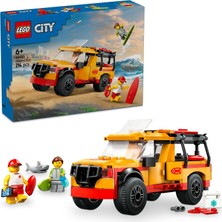 Bg Store City Cankurtaran Kamyoneti 60453-6 Yaş ve Üzeri Çocuklar Için 2 Minifigür ve Köpek Balığı Figürü Içeren Yaratıcı Oyuncak Yapım Seti, Doğum Günü Hediyesi (214 Parça)