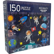 Bg Store 150 Parça Canlı Desenli 34X24CM Çocuk Puzzle Yapboz Serisi (Uzay)