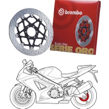 Brembo 68B40750 Yamaha Yzf R1 1000 Arka Fren Diski 2004-2014