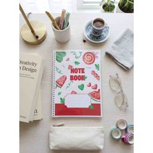 Miyuki Atelier Pinterest A5 50 Yp. Çizgili Not Defteri, Kawaii Tasarım Defter