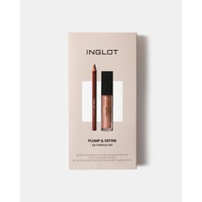 Inglot Lip Makeup Set Plump & Define – Dolgun ve Belirgin Dudaklar İçin 2’li Dudak Makyaj Seti