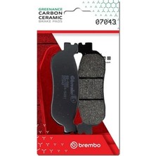 Brembo 07043 Yamaha X-Max 250 Arka Karbon Seramik Fren Balatası 2005-2017