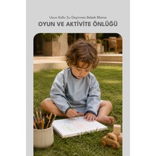 Uzun Kollu Leke Tutmaz Bebek Mama ve Oyun Önlüğü