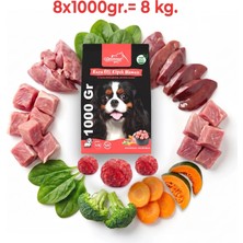 Çiğmamam Kuzu Etli Tahılsız Barf Köpek Maması 8 kg - 1000 G x 8