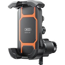 XO-C201 Tam Korumalı Motosiklet Telefon Tutucu Evrensel Gidon Montajlı Telefon Standı