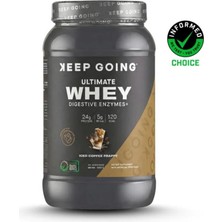 Keep Going Kahve Aromalı Whey Protein Konsantre + Sindirim Enzimleri | Porsiyon Başına 24 G Protein ve Espresso Enerjisi – Pazarnaa