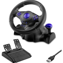 Nemere Oyuncu Direksiyon Seti 180° Ps4 Ps3 Ps2 Pc Xbox Android - Siyah VW9824