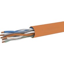 Nemere Cat6 U/utp Dış Mekan Ethernet Kablosu Cu Hffr 23 Awg 305 M - Turuncu ER6004