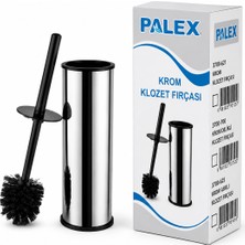 Palex Krom Mikro Klozet Fırçası 3700-621 | Paslanmaz Krom Wc Fırçası
