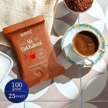 Servet Alâ Türk Kahvesi 100G 25'li Paket