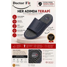 Doctor Fit 37 Numara Refleksoloji Rahatlatıcı,akapunktur Masaj Terliği Lacivert Bayan Terliği