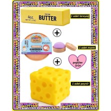 Oyuncak Sahili Çin Mantısı Butter Tereyağı Cheese Peynir 3 Popüler Trend Ürün Birarada 3 Adet Birden Skuşi Dumpling Squishy Stres 3lü Mantı Sukuşi Seti