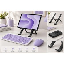 Jolita Honor Pad 10 Uyumlu Ergonomik Tablet Çalışma Seti Stand+Klavye+Mouse
