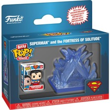 Funko Bitty Pop! Town: Dc Comics Superman & The Fortress Of Solitude