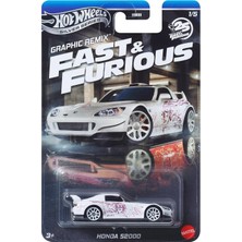 Hot Wheels Fast And Furious Graphic Remix Auto Honda S2000 – Model Die Cast Scala 1:64 – Uzunluk 7 C