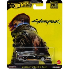 Hot Wheels Premium - Pop Culture : Cyberpunk 2077 Quadra Turbo-R V-Tech (1/64)