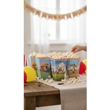 Cadde Süs Winnie The Pooh Temalı Popcorn 8 Adet Mısır Kutusu