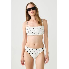 C&city Straplez Bikini Takım 2671 Beyaz