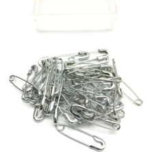 Erdal Ticaret Mini Çengelli Iğne (2 cm 1 Paket 50 Ad ) Gümüş Çok Renkli