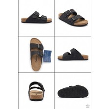 S962.001 Look Life Unisex Çift Tokalı Terlik