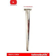 Stilaks 71CM Ahşap Ø60X Ø32MM Konik Masa ve Sehpa Ayağı