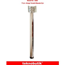 Stilaks 71CM Çap 60MM Yandan Bağlantılı Perçinli Masa Ayağı