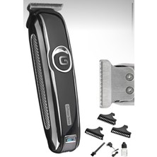 Dingilg G-Power Series Profesyonel Şarjlı Saç Sakal Tıraş Makinesi Ense Bıyık Çizim Makinesi 4 Taraklı