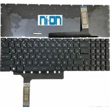 Nion Msi ile Uyumlu MS-17K3 MS-17K2 MS-17K4 Notebook Klavye (Siyah Rgb Aydınlatmalı Tr)