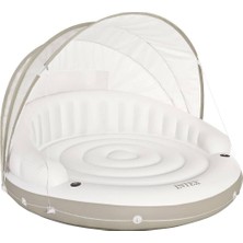 Intex Gölgelikle Lüks Ada - Sırtlıklı Yatak 199X150CM