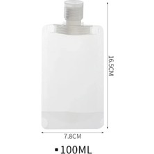 Depo Garaj 3 Adet 100ML Krem Şampuan Kabı Tekrar Kullanılabilir Set