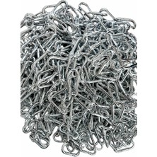 Erçelik 100 Adet Karabina 4 mm Çelik Karabina Kanca Tasma Ip Halat Zincir Bağlantısı