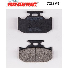 Braking Brakıng 722SM1 Kawasaki Kx F 250 Yarı Metalik Arka Fren Balatası 2004-2021