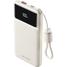 Vention 10000MAH 22,5W Kendinden Askı-Kablolu Dijital Ekranlı Hızlı Powerbank (N16B-1)