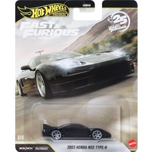Hot Wheels Premium Fast & Furious 2003 Honda Nsx Type-R, Die-Cast Model, JHW75 - HNW46 Koleksiyonluk