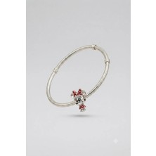 Kadın Minnie Mouse Gümüş Charm