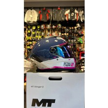 Mt Helmets mt Kask FF126 Stınger 2 Core A8 Parlak(Şeffaf Vizörlü)