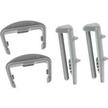 SPARES2GO Beko Bulaşık Makinesi Için Plastik Ön + Arka Ray Uç Kapakları