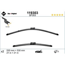 Valeo Silecek Flat Blade Swf X2 530/530 ( Skoda Fabia )