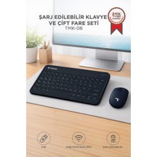Torima Bluetooth Kablosuz Klavye Mouse Seti TMK08 Siyah