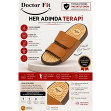 Doctor Fit 44 Numara Refleksoloji Rahatlatıcı,akapunktur Masaj Terliği Taba Erkek Terliği