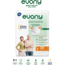 Evony Emici Külot Yetişkin Hasta Bezi L 30 Lu 1 Paket