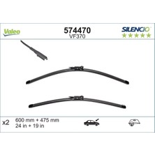 Valeo Silecek Seti Swf 600-475MM ( Vw Golf V / Audi A3 )